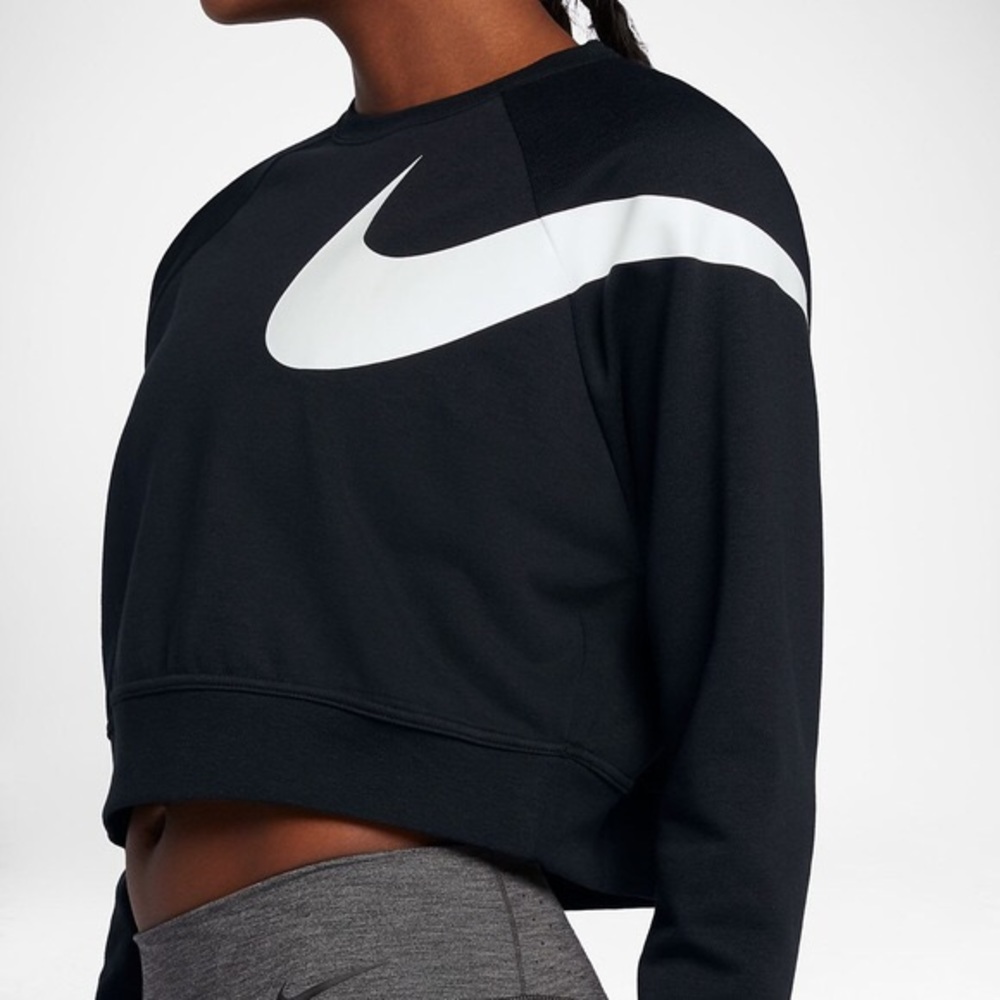NWT Nike Cropped  Long Sleeve Top - Picture 8 of 8